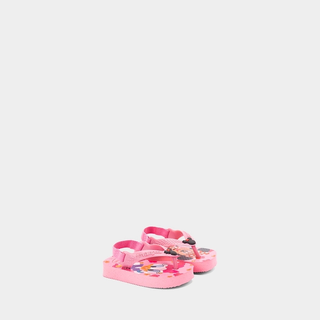 Chinelo Bebê Havaianas Classics Original Minnie Mouse Rosa