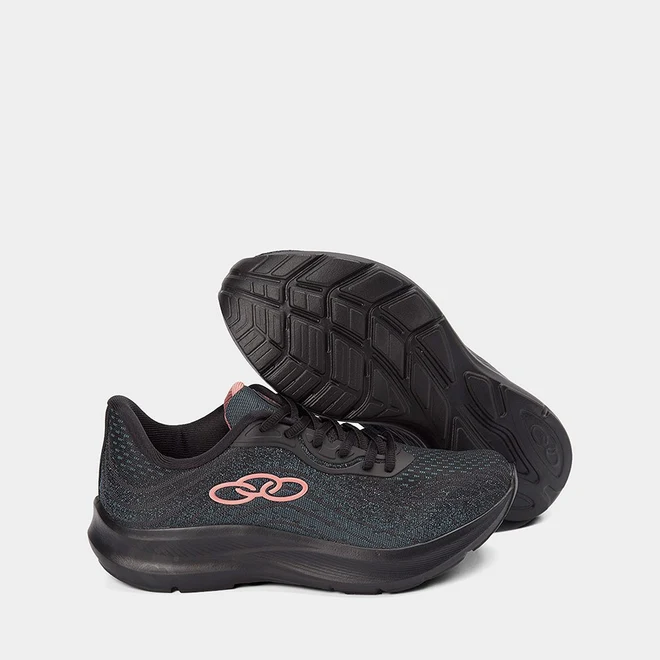 Tênis Esportivo Feminino Olympikus Venus 3 Preto