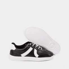 Tênis Casual Infantil Molekinha Preto & Branco
