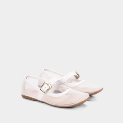 Sapatilha Boneca Infantil Molekinha Tela Branco