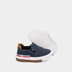 Slip On Bebê Molekinho Calce Fácil Perfuros Marinho