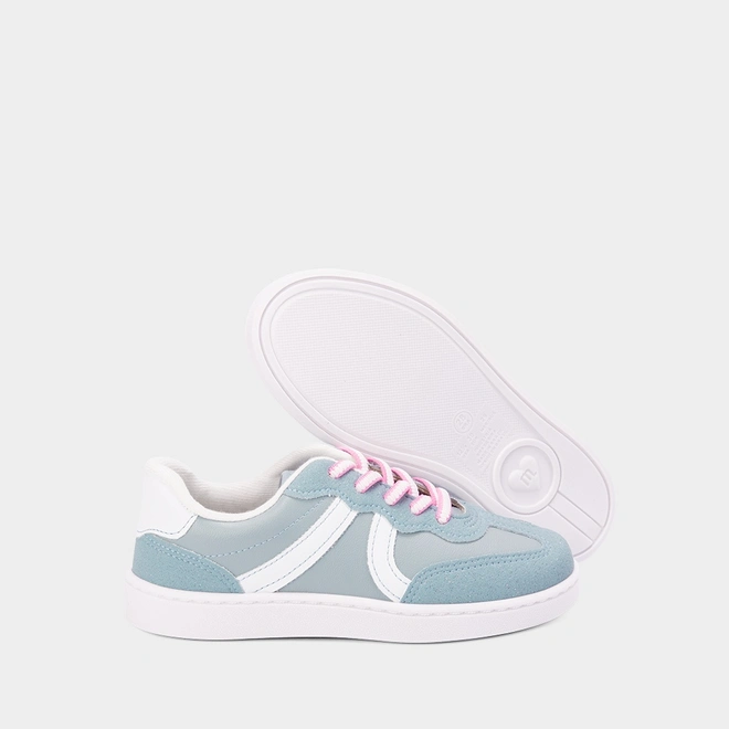 Tênis Casual Infantil Molekinha Glitter Azul