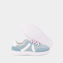 Tênis Casual Infantil Molekinha Glitter Azul