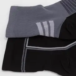 Kit Meia Masculino STZ Cano Médio 2 Pares 39-43 Preto
