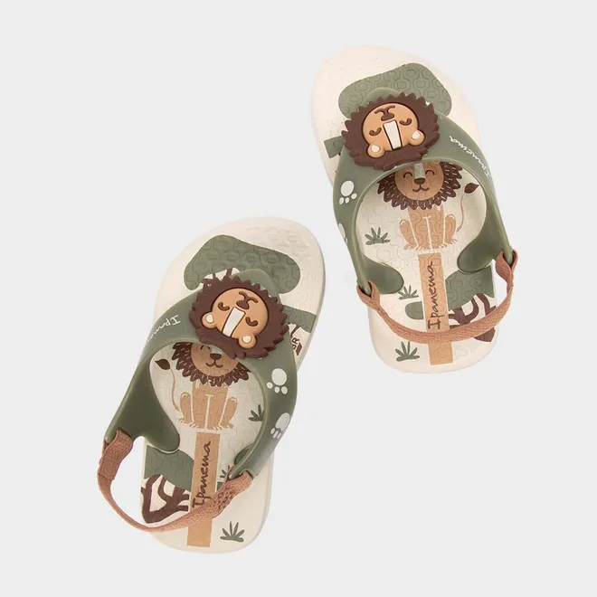 Chinelo Bebê Ipanema Sporty Leão Verde