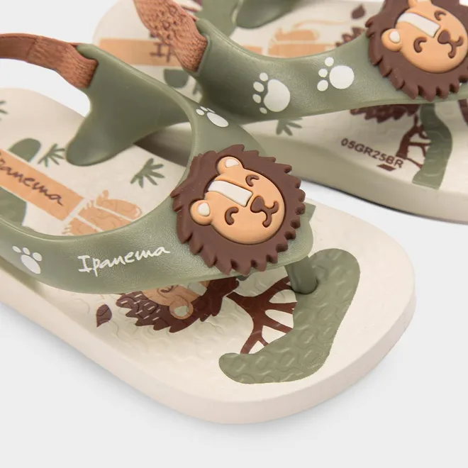 Chinelo Bebê Ipanema Sporty Leão Verde