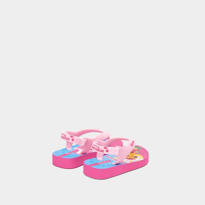 Chinelo Bebê Ipanema Pinkfong Baby Shark Rosa