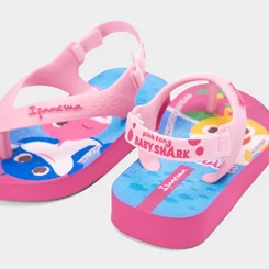 Chinelo Bebê Ipanema Pinkfong Baby Shark Rosa