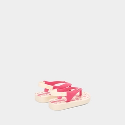 Chinelo Bebê Ipanema Classic Off White & Rosa
