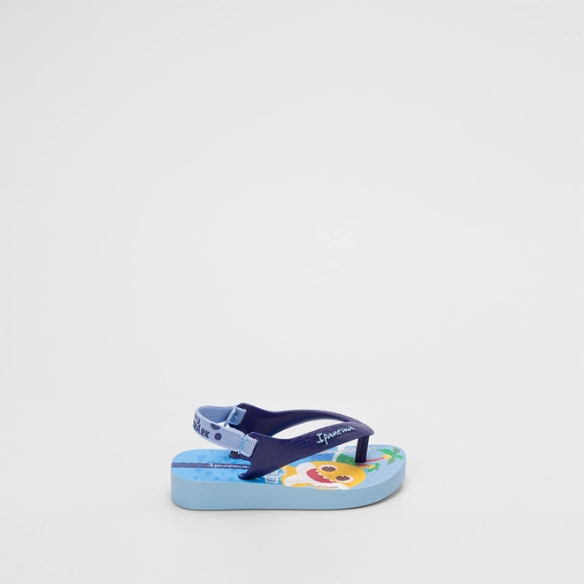 Chinelo Bebê Ipanema Pinkfong Baby Shark Azul Marinho