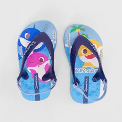 Chinelo Bebê Ipanema Pinkfong Baby Shark Azul Marinho