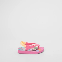 Chinelo Bebê Ipanema Turma da Mônica Rosa & Amarelo