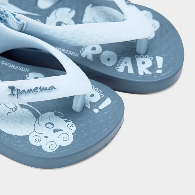 Chinelo Bebê Ipanema Classic Dinossauro Azul