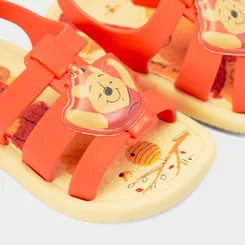 Sandália Bebê Ipanema Ursinho Pooh Amarelo & Laranja