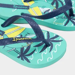 Chinelo Infantil Ipanema Fantasia Azul & Verde
