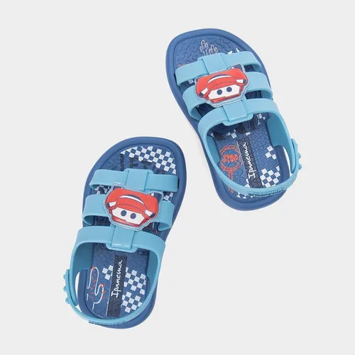 Sandália Bebê Ipanema Carros McQueen Azul
