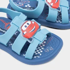 Sandália Bebê Ipanema Carros McQueen Azul