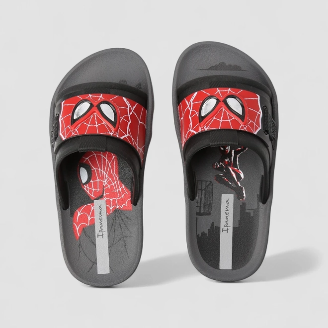 Slide Infantil Ipanema Marvel Action Spider-Man Preto