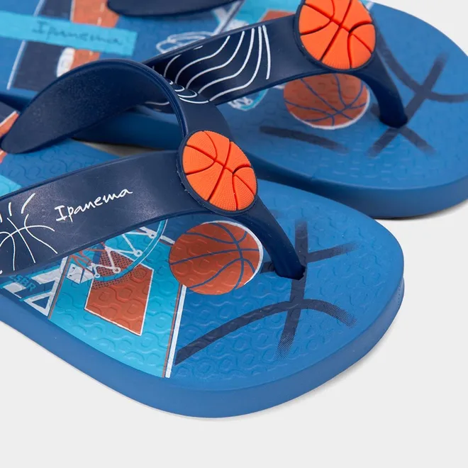 Chinelo Infantil Ipanema Sporty Basquete Azul