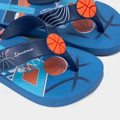 Chinelo Infantil Ipanema Sporty Basquete Azul