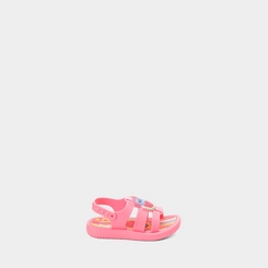 Sandália Bebê Ipanema Stitch Rosa Neon