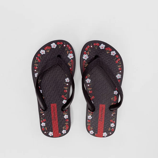 Chinelo Infantil Ipanema Day Vermelho & Preto