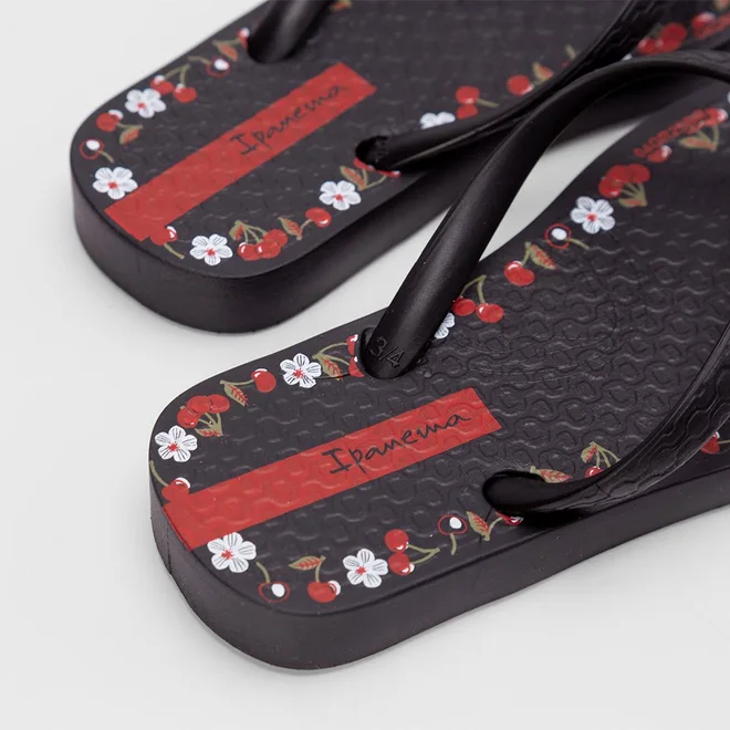 Chinelo Infantil Ipanema Day Vermelho & Preto