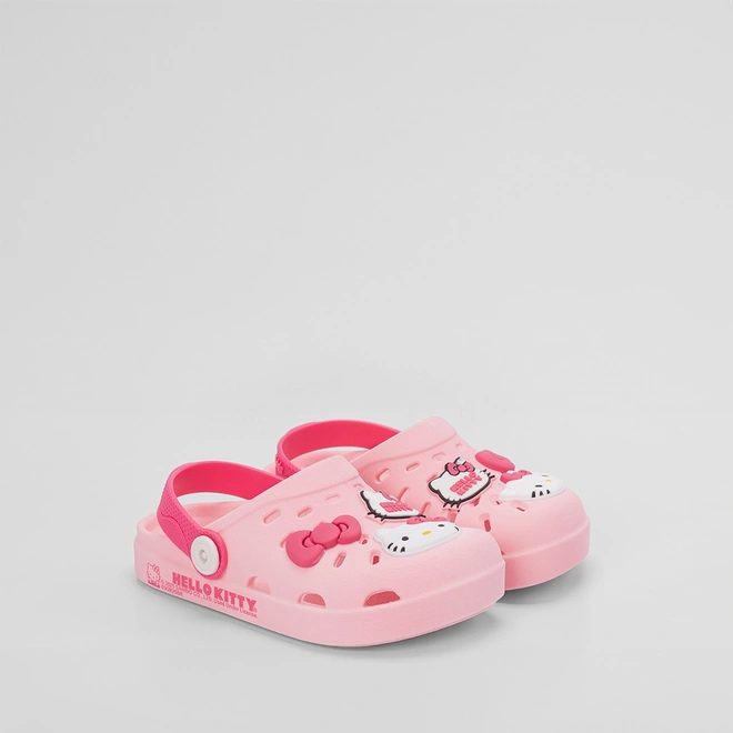 Babuche Infantil Grendene Hello Kitty Hype Rosa
