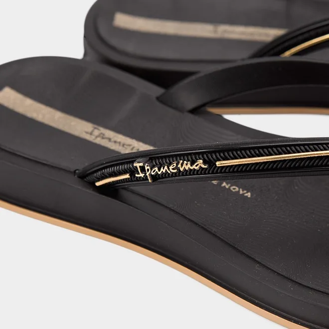 Chinelo Ipanema Glow Preto