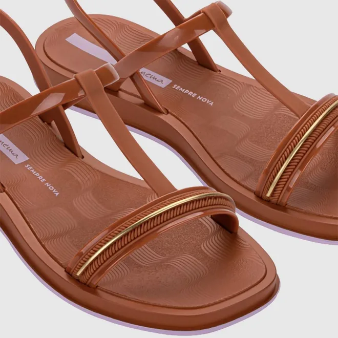 Sandália Feminina Ipanema Glow Marrom