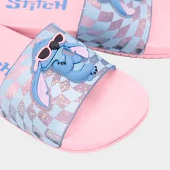 Slide Infantil Disney Stitch Gliter Rosa & Azul