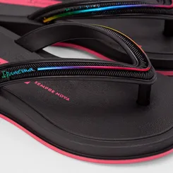 Chinelo Infantil Ipanema Glow Preto