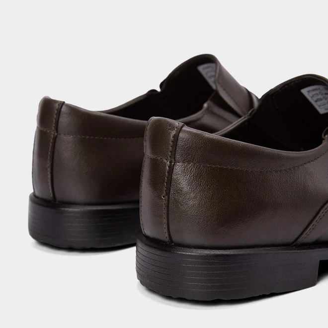 Sapato Social Masculino Woche Texturizado com Fivela Marrom