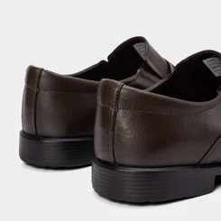 Sapato Social Masculino Woche Texturizado com Fivela Marrom