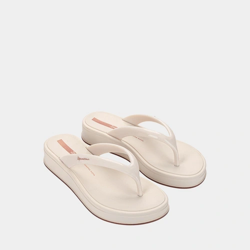 Chinelo Feminino Ipanema Glow Flatform Off White