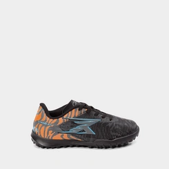Chuteira Infantil OXN Velox 6 Society Pro Grafite & Laranja