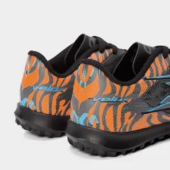 Chuteira Infantil OXN Velox 6 Society Pro Grafite & Laranja
