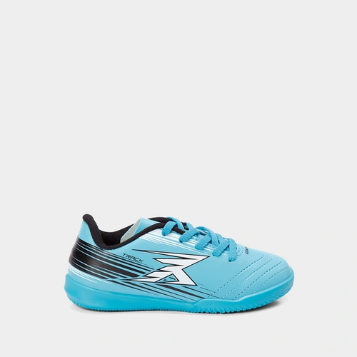 Chuteira Infantil OXN Track Fit 4 Indoor Pro Azul