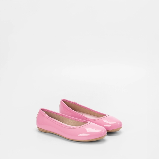 Sapatilha Infantil Molekinha Verniz Rosa