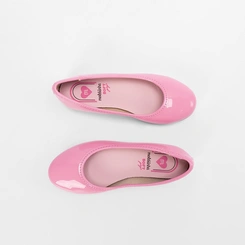 Sapatilha Infantil Molekinha Verniz Rosa