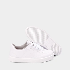 Tênis Casual Feminino Beira Rio Detalhes Em Costura Branco
