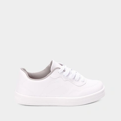 Tênis Casual Feminino Beira Rio Detalhes Em Costura Branco