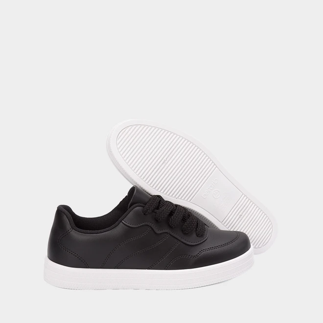 Tênis Beira Rio Casual Feminino Napa Sardenha Preto