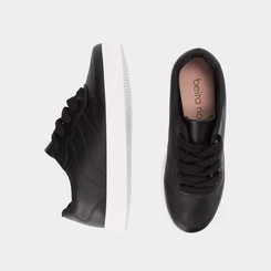 Tênis Beira Rio Casual Feminino Napa Sardenha Preto