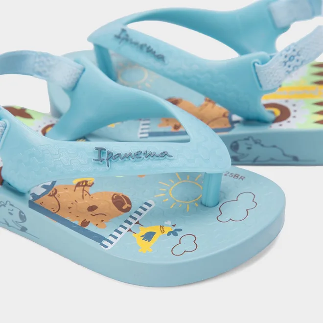 Chinelo Bebê Ipanema Capivara Azul