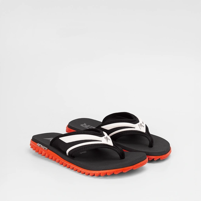 Chinelo Kenner Masculino Kivah Original Preto & Laranja