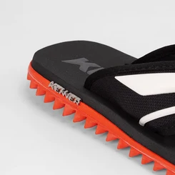 Chinelo Kenner Masculino Kivah Original Preto & Laranja