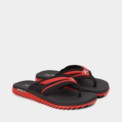 Chinelo Kenner Masculino Kivah Original Preto & Vermelho