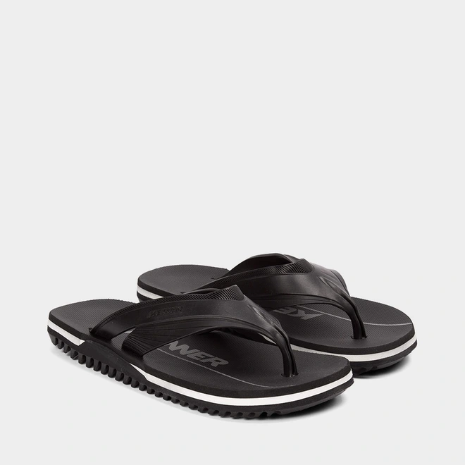Chinelo Kenner Masculino NK6 Original Preto & Branco