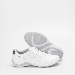 Tênis Casual Feminino Kolosh Perfuros Zíper Branco
